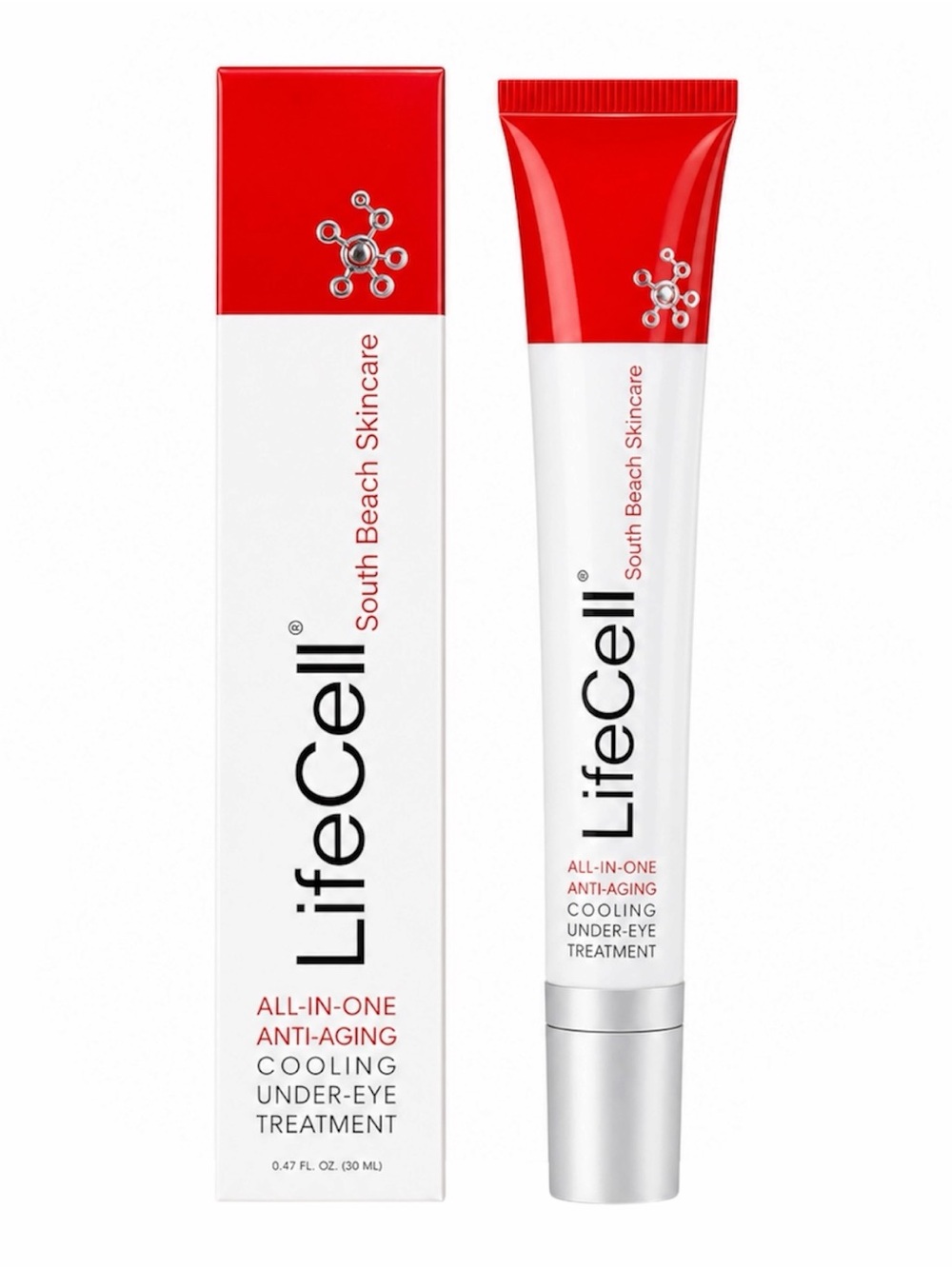 LIFECELL ALL-IN-ONE ANTI-AGING COOLING UNDER-EYE TREATMENT 20ML - BNIB